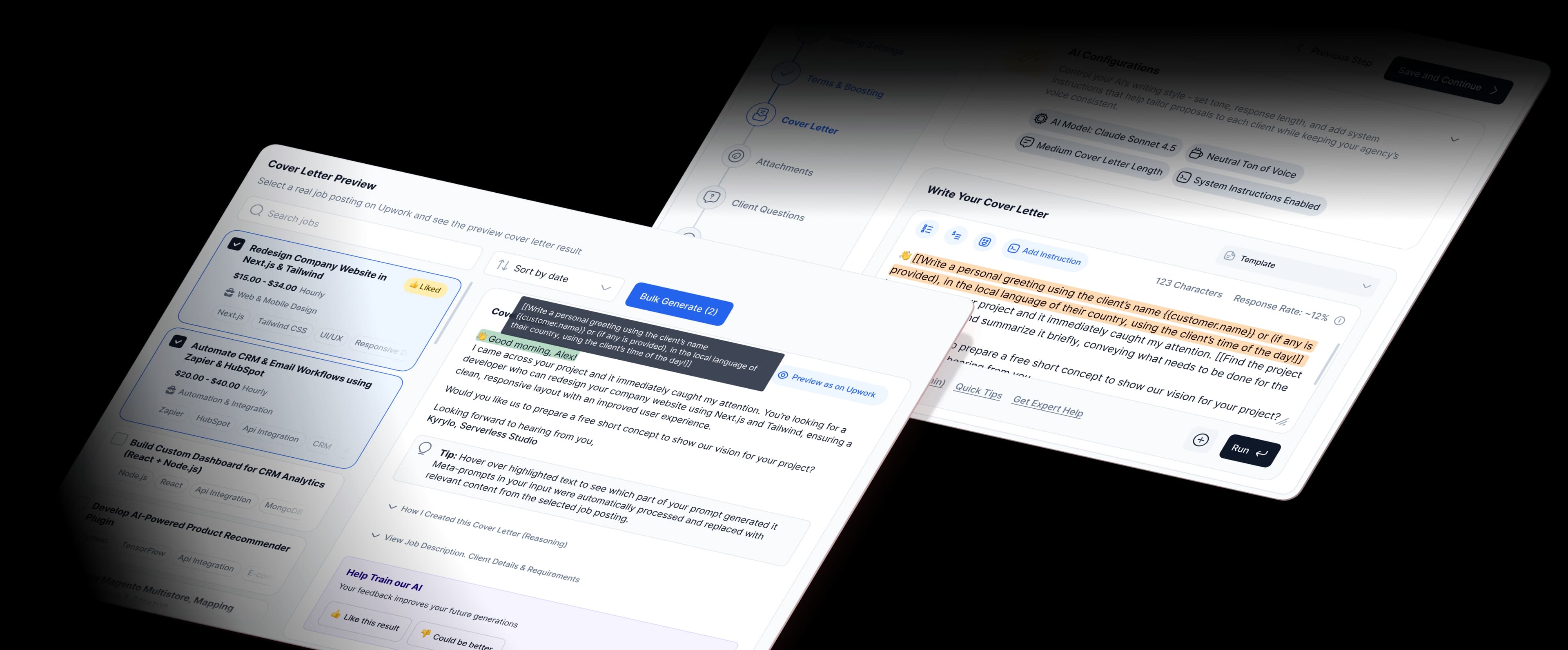 cover letter builder