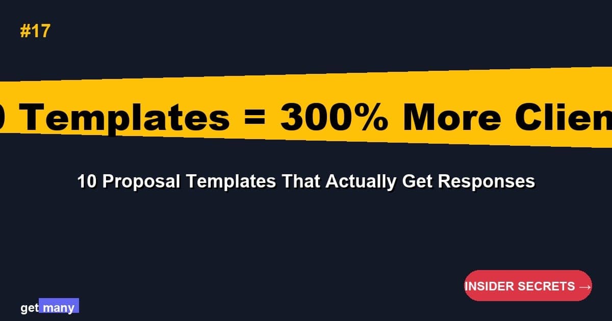 10 Proposal Templates That Actually Get Responses