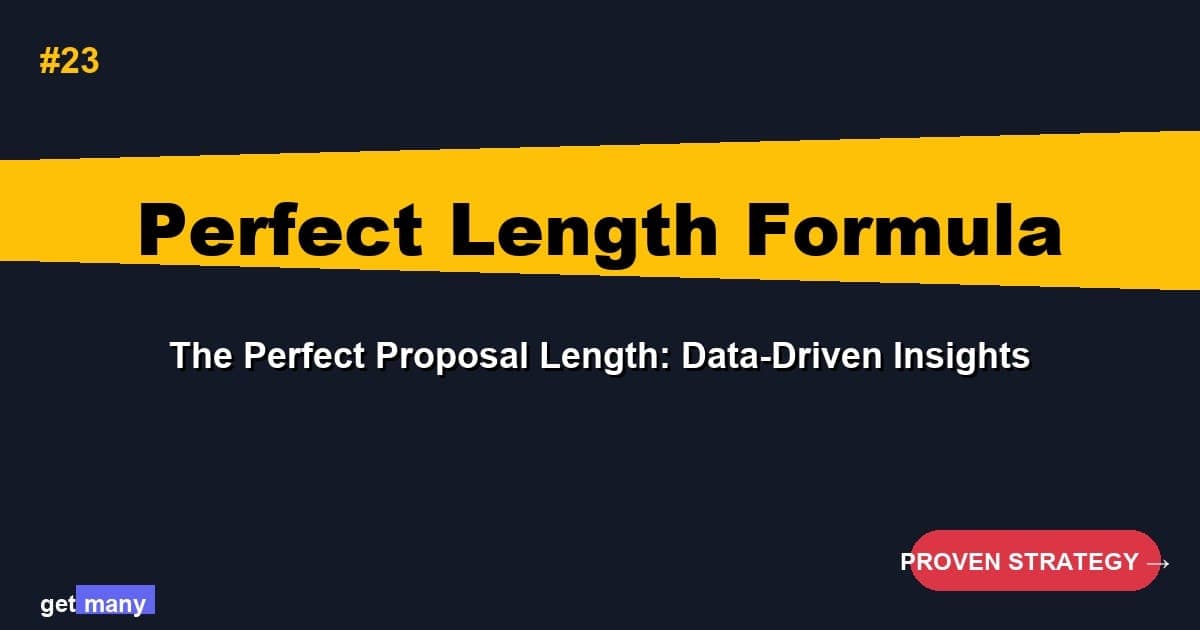 The Perfect Proposal Length: Data-Driven Insights
