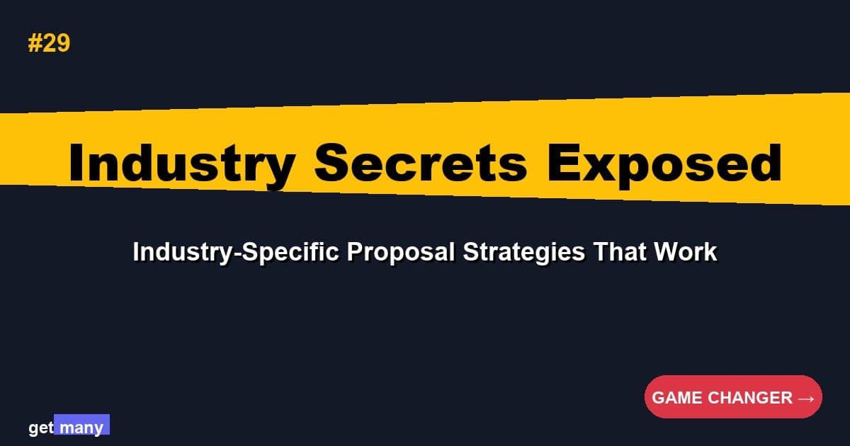 Industry-Specific Proposal Strategies That Work